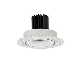 DM202067  Bolor T 9 Tridonic Powered 9W 2700K 770lm 36° CRI>90 LED Engine White/White Trimless Fixed Recessed Spotlight; IP20